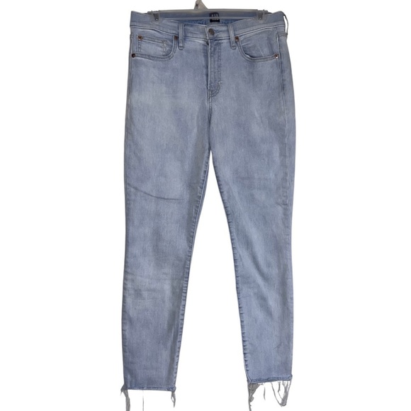 GAP Women’s True Skinny Raw Hem Ankle Jeans Size 30 - Picture 2 of 7